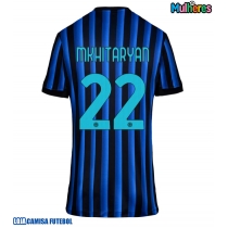 Camisa de Futebol Inter Milan Henrikh Mkhitaryan #22 Equipamento Principal Mulheres 2025-26 Manga Curta